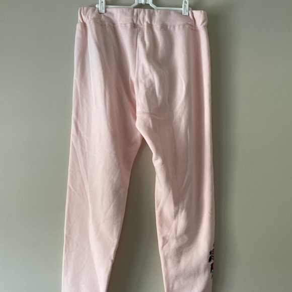 NWT Make + Model Embroidered Sweatshirt & Pants Loungewear Set, Light Pink - Picture 10 of 12
